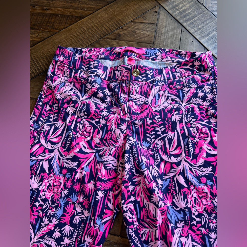 Lilly, Pulitzer, cotton, tropical pants